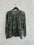 1990s Military camo long sleeve