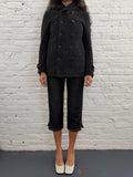 Morgan Homme Double-Breasted Boiled Wool Coat