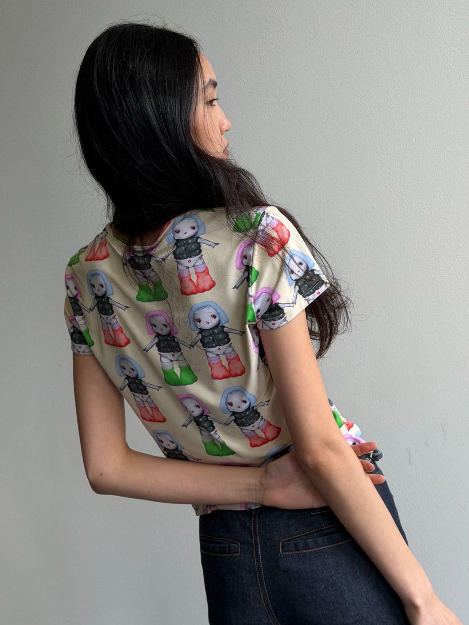 Sandy Liang Pep Margot Print Graphic Tee