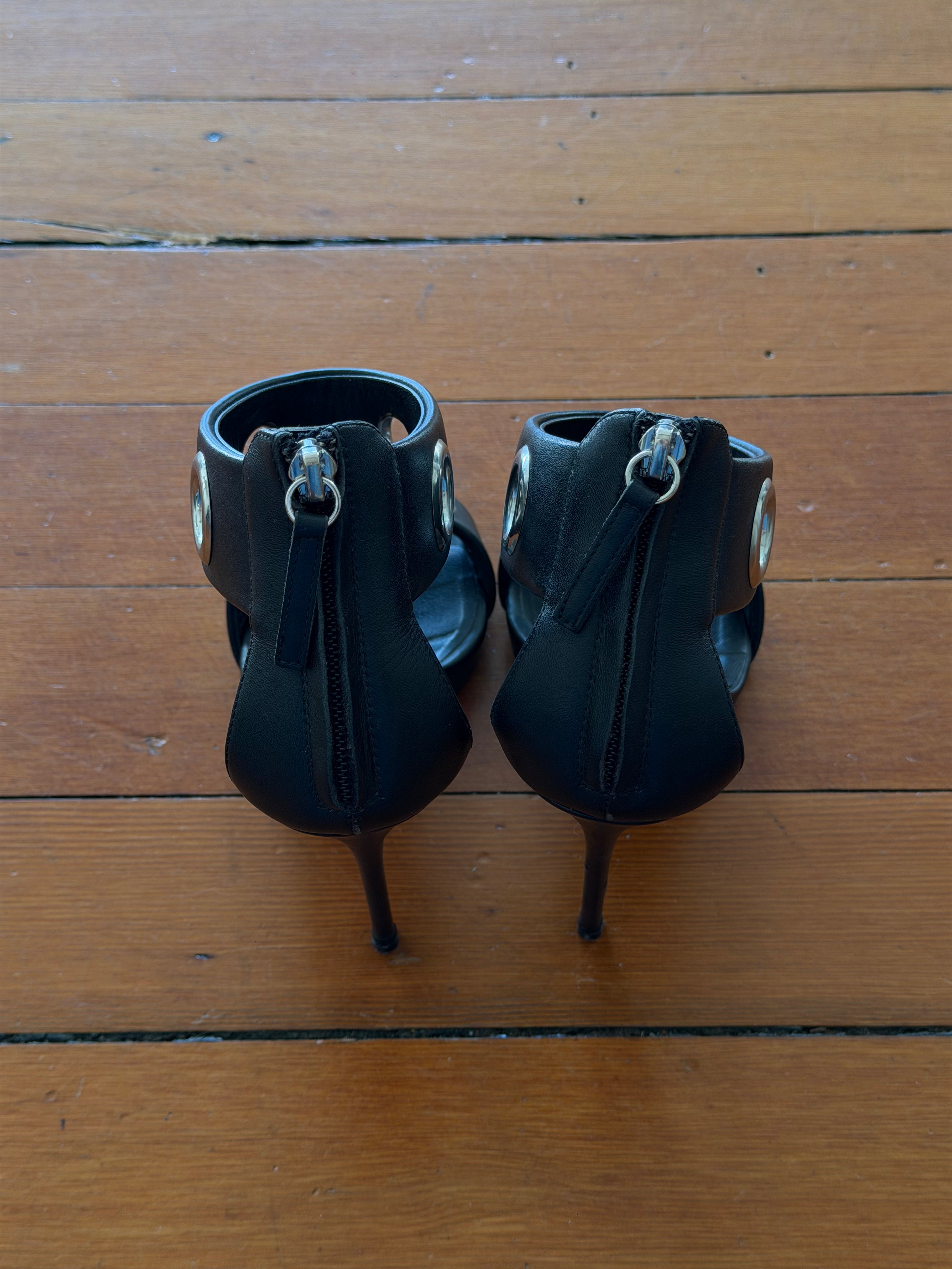 Giuseppe Zanotti Eyelet Leather Heels