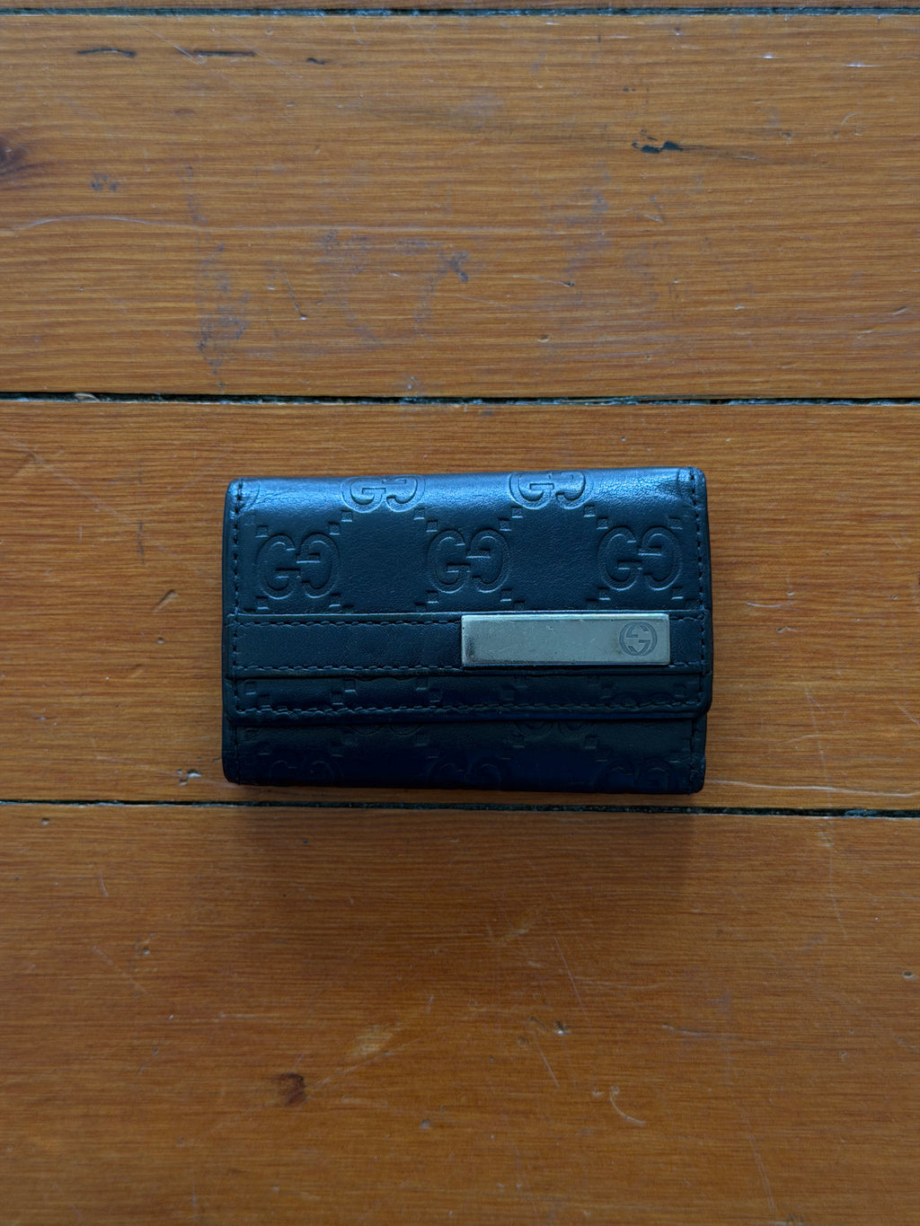 Gucci GG Monogram Leather Keyholder