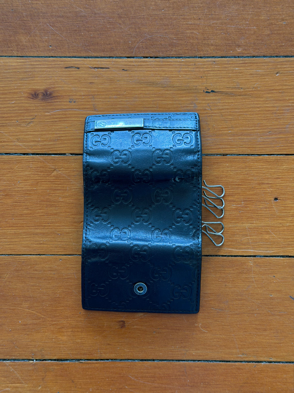 Gucci GG Monogram Leather Keyholder