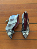 Vintage Anna Sui Metallic Patchwork Shoes