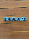 Diesel Distressed Denim Belt Bracelet