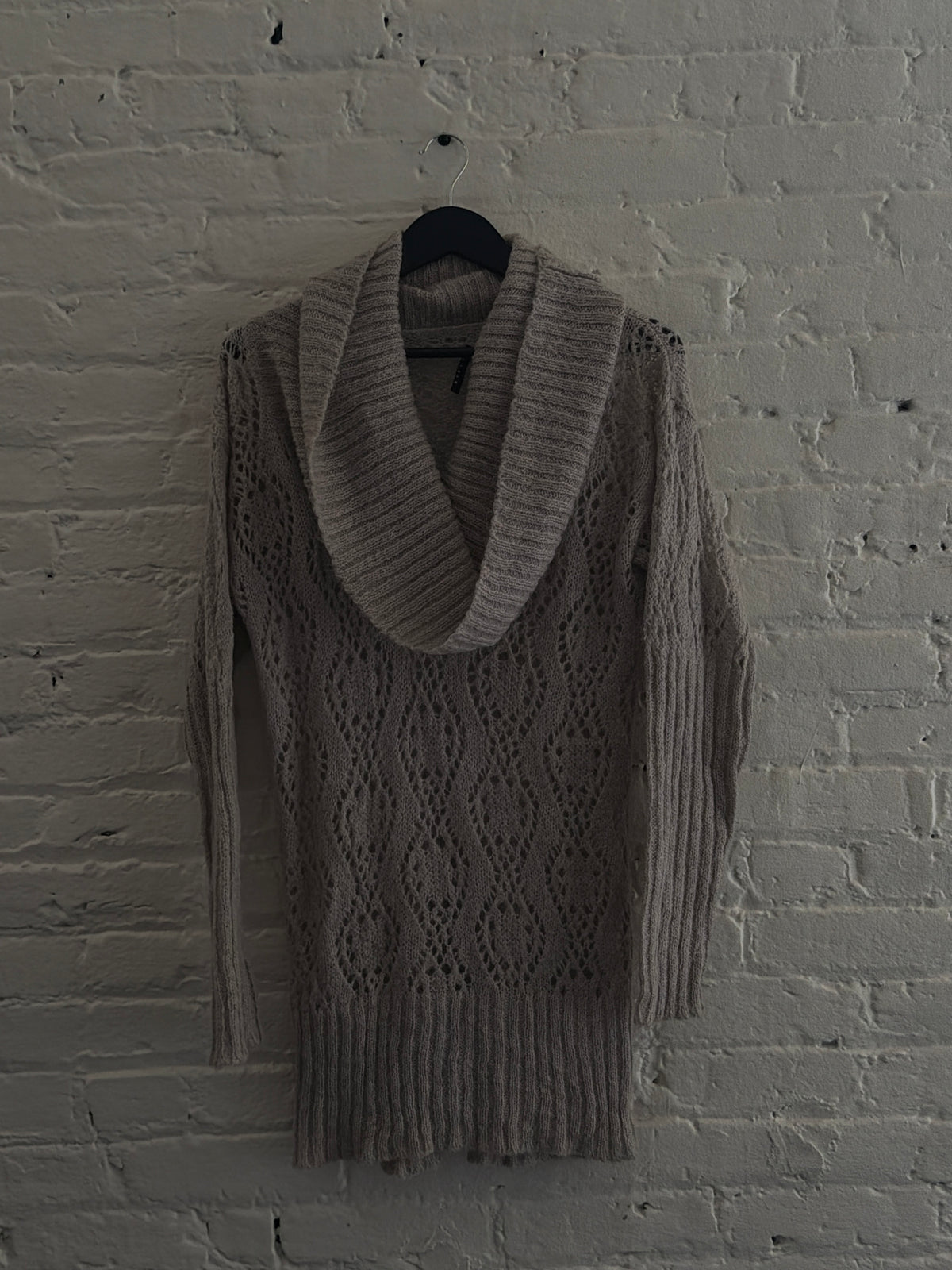Sisley Mohair Cowl Neck Sweater