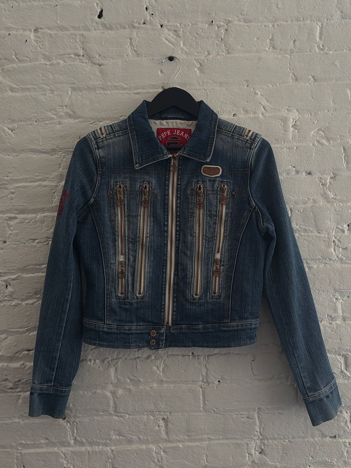Pepe Jeans Zip Up Denim Jacket